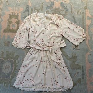 Joie cream and orange dress
